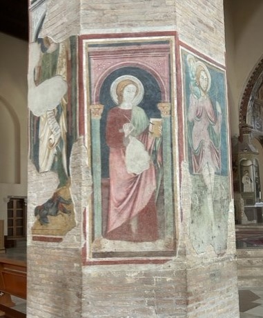 Join Jane 17 …………….Learning about Fresco Painting